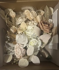 Ling’s Moment Wedding Flower Bouquet Terracotta 15”