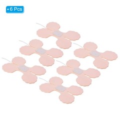 6Pcs 9.8ft Four-Leaf Paper Flower Garland Hanging Streamers, Coral