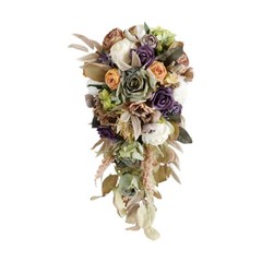 Wedding Bouquet for Bride Fake Flowers Bridesmaids Artificial Flowers for