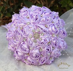 Bridal Wedding Bouquet Round Bling Brooch Bouquet Throw Toss Artificial Rose …