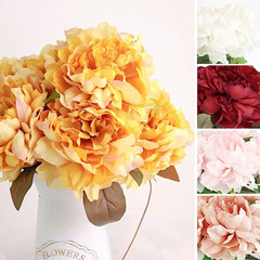 17″ Silk Peony Bushes ARTIFICIAL FLOWERS Bouquets Wedding Party Events Supplies