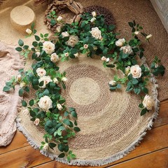 Artificial Floral Vine Outdoor Hanging Floral Floral Arrangement Easy To