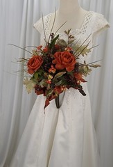 Autumn Gatherer Faux Silk Wedding Bouquet