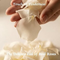 Natural White Rose Petals 8.11oz – Dried Flower Confetti for Weddings, Parties &