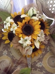 wedding flower bouquets bridal decorations sunflowers or your choice