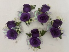 Wedding Shades Of Purple Bridesmaids Groomsmen Flowers Girl Flowers Bouquets Bx6