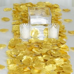 2000 Gold Silk Rose PETALS Wedding Party Decorations Supplies WHOLESALE SALE