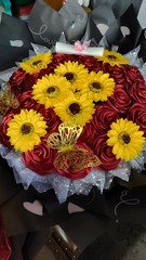 Infinity , Artificial Flower Bouquets handmade with love new 10 available