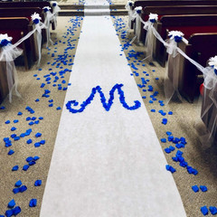 1000 Pcs Artificial Silk Rose Petals Decoration Wedding Party Color Sapphire Blu