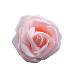 Artificial Fake Flowers Foam 7.5cm Rose Head For Wedding Decorations DIY Wreaths
