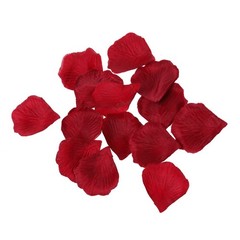 300pcs Fabric Rose Petals Flower Favors for Wedding Party Decoration Red A2K5