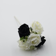 Artificial Wedding Flowers Rose Flower Girl Wand in 36 Colours