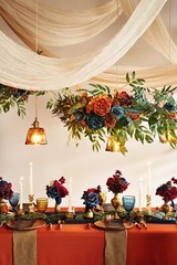 Ling’s Moment Flower Garland – 6FT Eucalyptus & Rose – Sweetheart Table Decor…