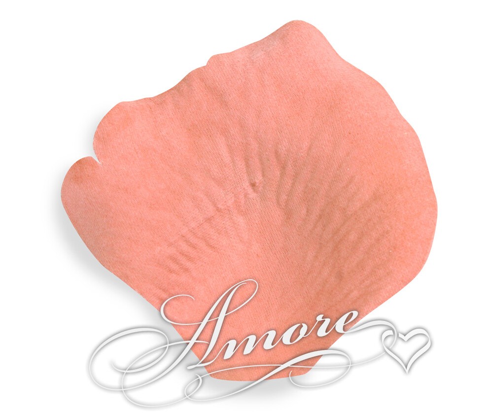1000 Wedding Silk Rose Petals Apricot (Light Terracotta), Petals & Garlands, Ros