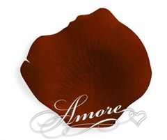 1000 Wedding Silk Rose Petals Cognac, Petals & Garlands, Rose Petals