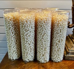 Beaded Faux Pearls Garlands Off White 38.5 ft Total Wedding Decor 5.5 Ft Each
