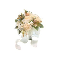 Bride Bridesmaid Wedding Bouquet,Artificial Flowers Elegant Artificial Romantic