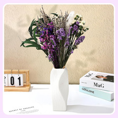 2 Pack Large Dried Flower Bouquets 15.7 Inch Lavender Baby Breath Forget Me Not
