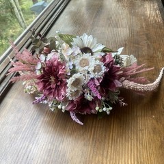 Beautiful Bridal Wedding Bouquet Budget Friendly Faux Florals White Pink Purple