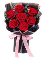 Flower Bouquet Flowers for Delivery Prime 7-Piece Preserved Roses Bouquet