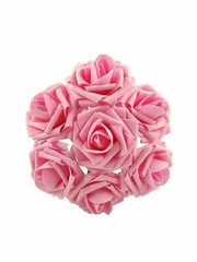 50/25pcs Artificial Flowers Real Looking Foam Roses Decoration DIY for Wedding