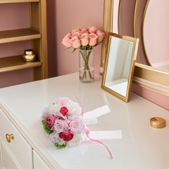 Small Wedding Bouquets for Bride Bridal Hand of Flowers Artificial