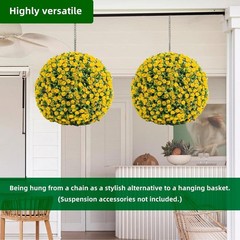 2PCS Artificial Topiary Flower Balls 40/45/55 cm Hanging Grass Ball Home Decor