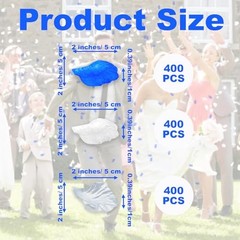 1200 Pcs Rose Petals,Blue White Silver Rose Petals Decoration White,blue,silver