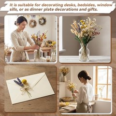 345 Pcs Large Boho Dried Flower Bouquet Wedding Decor for Vase