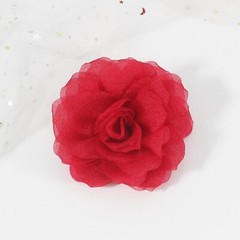 Rose Flower Brooches and Pins for Women | Red Brooches for Women with Hair Cl…