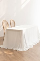 Ling’s Moment Ultra Soft 10ft X 9ft Table Cloth Fits 4ft X 6ft Reception Table