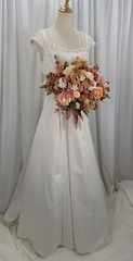 Seaside Gathering Faux Silk Wedding Bouquet