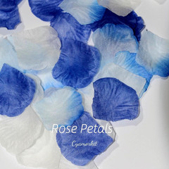2200 PCS Royal Blue Artificial Rose Petals for Wedding | Royal blue fake rose…