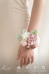 Ling’s Moment 2pcs Prom Wrist Corsage Artificial Flowers, Girl/Mother Corsage…