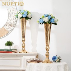Flower Centerpieces for Wedding Tables: 10 Pcs Blue & White Artificial Flower…