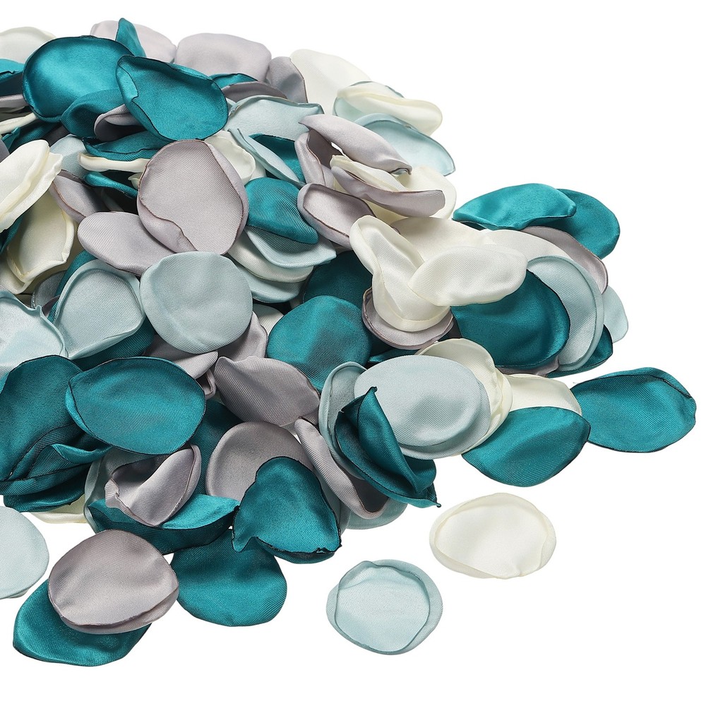300pcs Artificial Rose Petals Fake Silk Flower Petals, 4 Colors