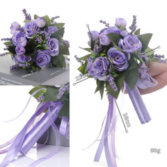 Wedding Fake Flowers Bridal Bouquets Bridesmaid Rose Centerpiece Bride Hydrangea