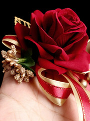 Wedding Corsage Wedding Artificial Flower Bride and Groom Corsage Wedding Suppli