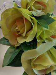 Hand made pin on corsage