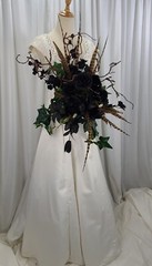 Dark as Night Goth Faux Silk Wedding Bouquet