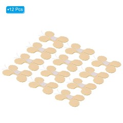 9.8ft Four-Leaf Garland, 12 Pack Tissue Paper Hanging Flower, Beige