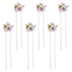 Delicate Faux Flower Bouquet Accessory for Bride and Bridesmaids Wedding Day