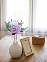 Purple Wedding Flower Centerpieces – Set of 6 Mini Bouquets for Decor