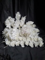 Wedding Floral Bundle Of 33 Pieces/white/Ivory/Iridescent/Picks/Stems/Flower/Lot