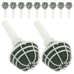 18Pcs Hand Tied Wedding Bouquet Holder with Stable Floral Base for Bridal Use