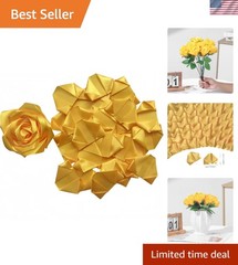 100 Satin Rose Petals – Elegant DIY Floral Crafting for Weddings & Celebrations