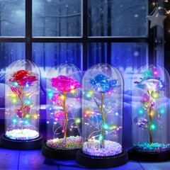 Eternal Rose Flower LED Enchanted Galaxy Rose LED Light Valentine’s Gift For Her