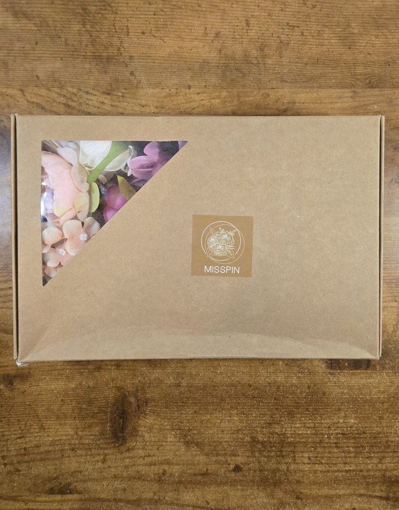 MISSPIN Cream Artificial Silk Flower Combo Box, Weddings & DIY, Opened