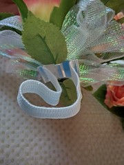 Hand Made wrist Corsage and boutonniere Set