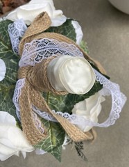 Fiwisora 9.8″ Bridal Holding Wedding Bouquet Real-Looking Mixed Flowers Ivory…